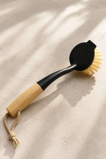 Bambu Saplı Sert Temizlik Fırçası Çok Amaçlı Mutfak Banyo Lavabo Fayans Derz Temizleme Fırçası SHN-3055