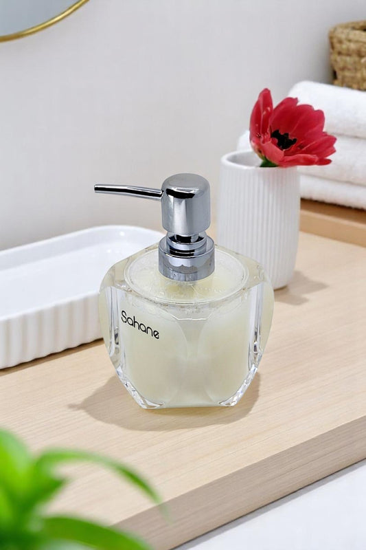 Akrilik Banyo Şeffaf Sıvı El Sabunluk SHN-1176