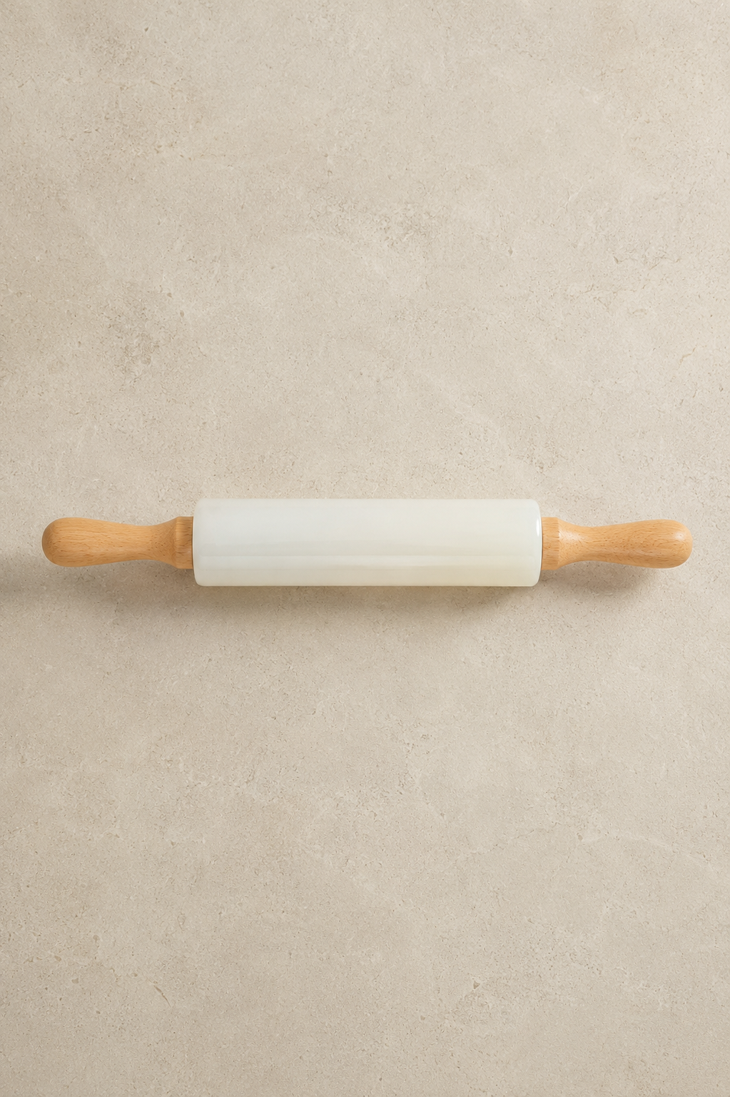 Bambu Tutamaçlı Silikon Merdane Yapışmaz Hamur Açma Merdanesi Ergonomik Mutfak Gereci KW-3341