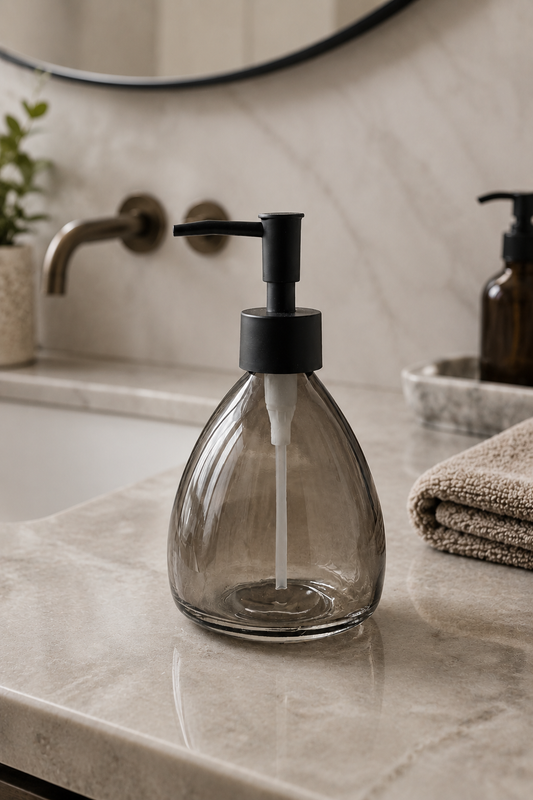 Üçgen Tasarımlı Sıvı Sabunluk  Modern Dekoratif Pompalı Sabunluk SHN-2141