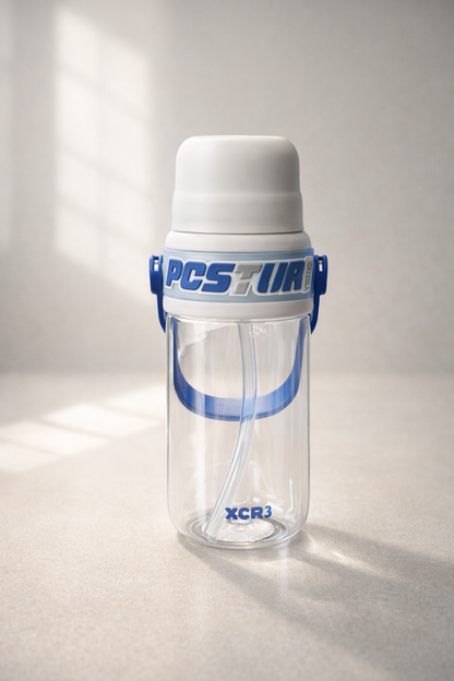 Stickerli Pipetli Kapaklı 750ML Sevimli Polikarbon Matara KW-1013