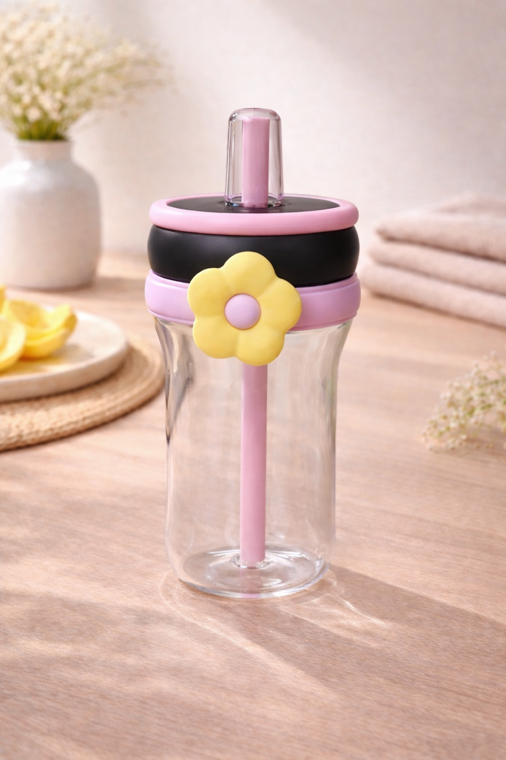 Figürlü Polikarbon Matara 550 ML BPA Free Hafif Dayanıklı Su Matarası KW-1023