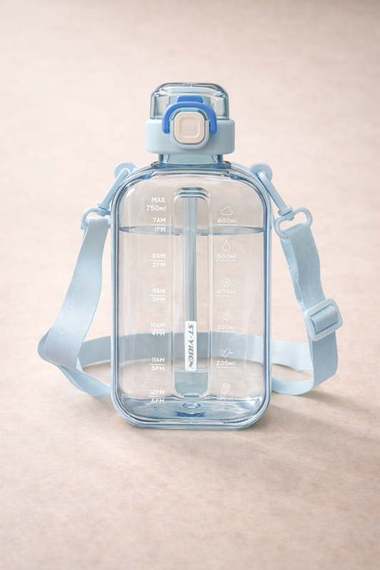 Polikarbon Matara 750 ML BPA Free Hafif Dayanıklı Su Matarası KW-1042