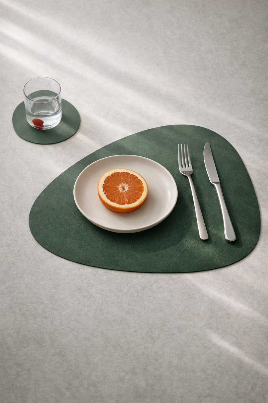 4’lü Çift Taraflı Oval Supla Şık Dayanıklı Masa Suplası Seti KW-402