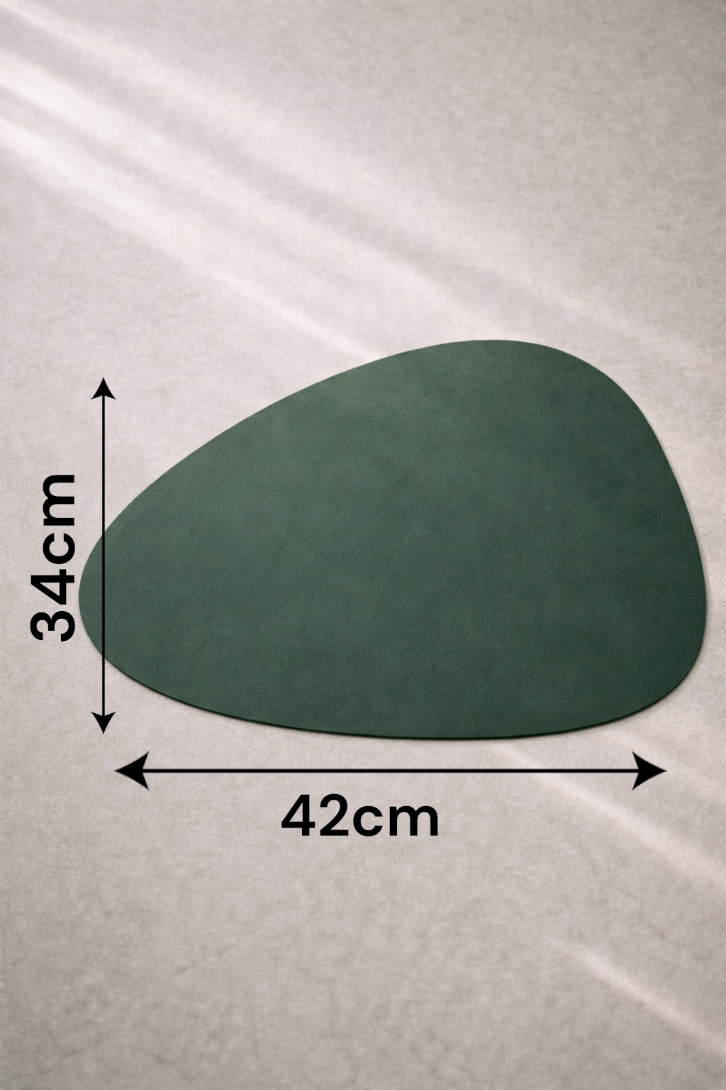 4’lü Çift Taraflı Oval Supla Şık Dayanıklı Masa Suplası Seti KW-402