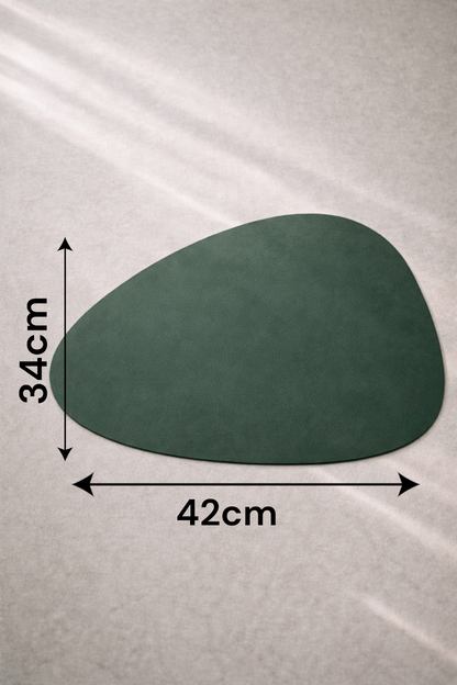 4’lü Çift Taraflı Oval Supla Şık Dayanıklı Masa Suplası Seti KW-402