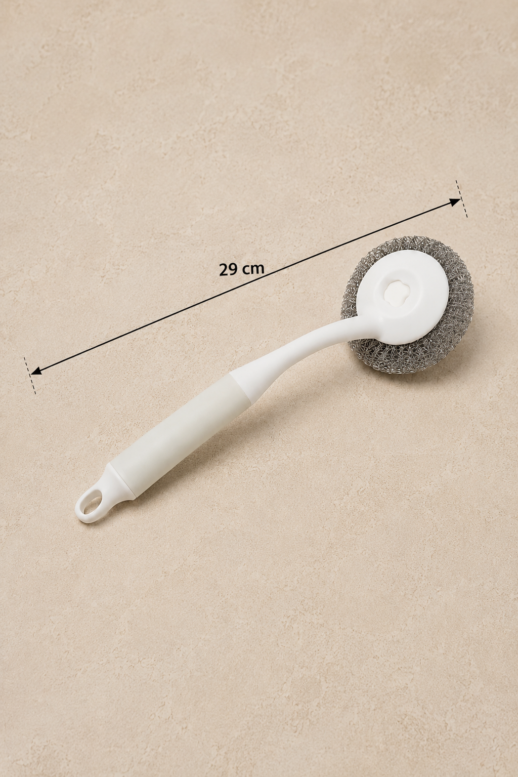Tel Temizlik Fırçası Değiştirilebilir Başlıklı Saplı Bulaşık Tencere Tava Lavabo Ovma Fırçası SHN-3080