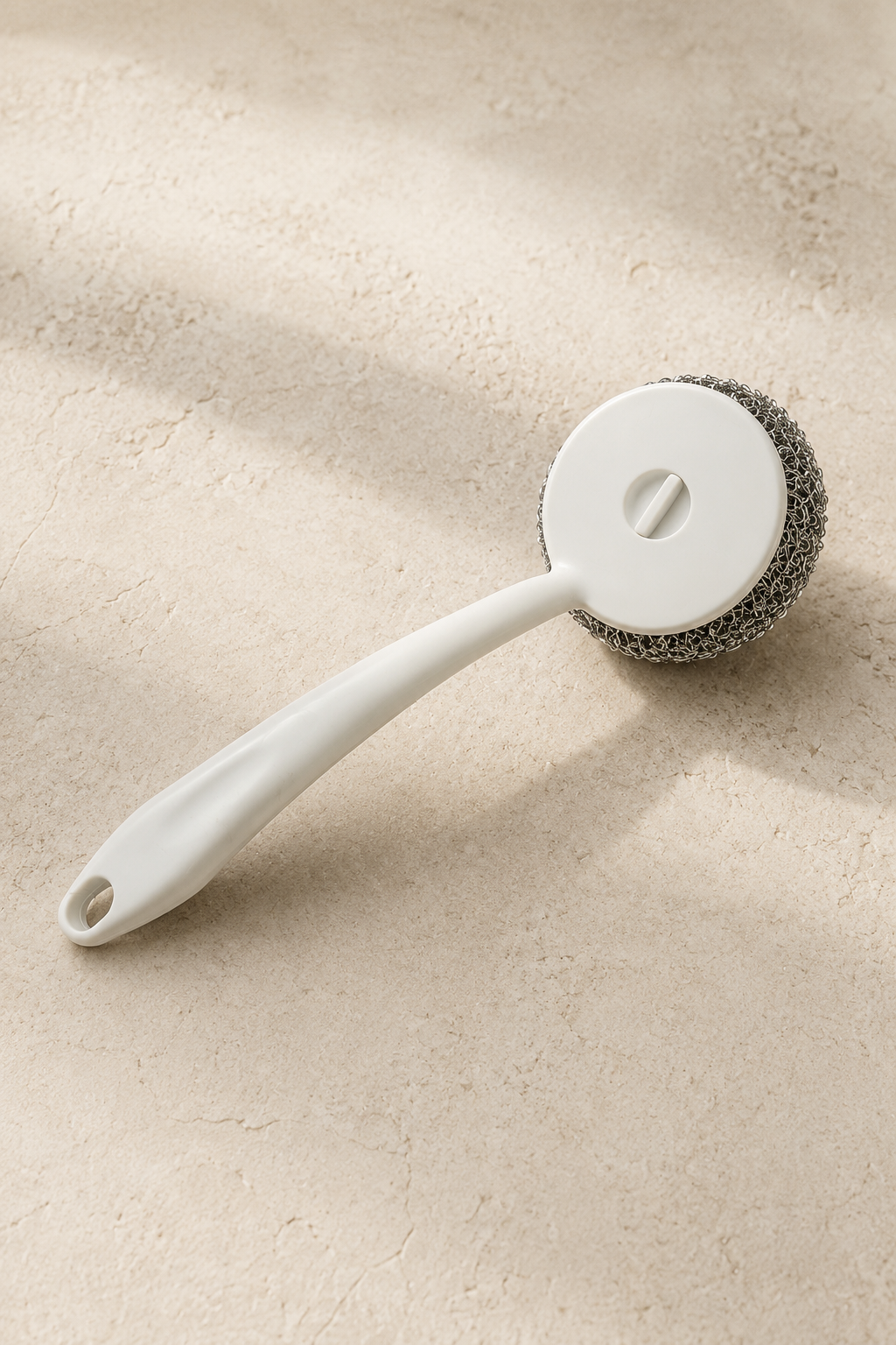Tel Temizlik Fırçası Değiştirilebilir Başlıklı Saplı Bulaşık Tencere Tava Lavabo Ovma Fırçası SHN-3082