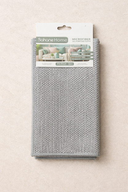 Çift Katlı Çok Amaçlı Tel Bez Mikrofiber Inox Bez Telli Bulaşık Bezi 2'li Set SHN-1313