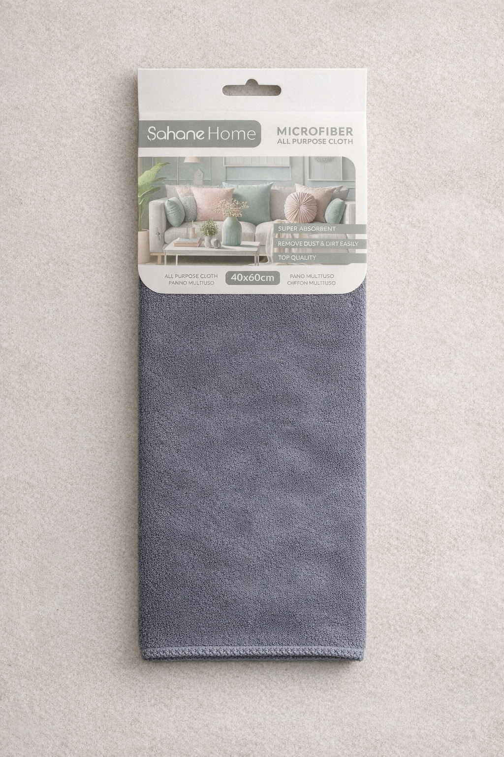 Mikrofiber Bez Çok Amaçlı Temizlik Bezi Yumuşak Dokulu Etkili 2'li Set SHN-1308