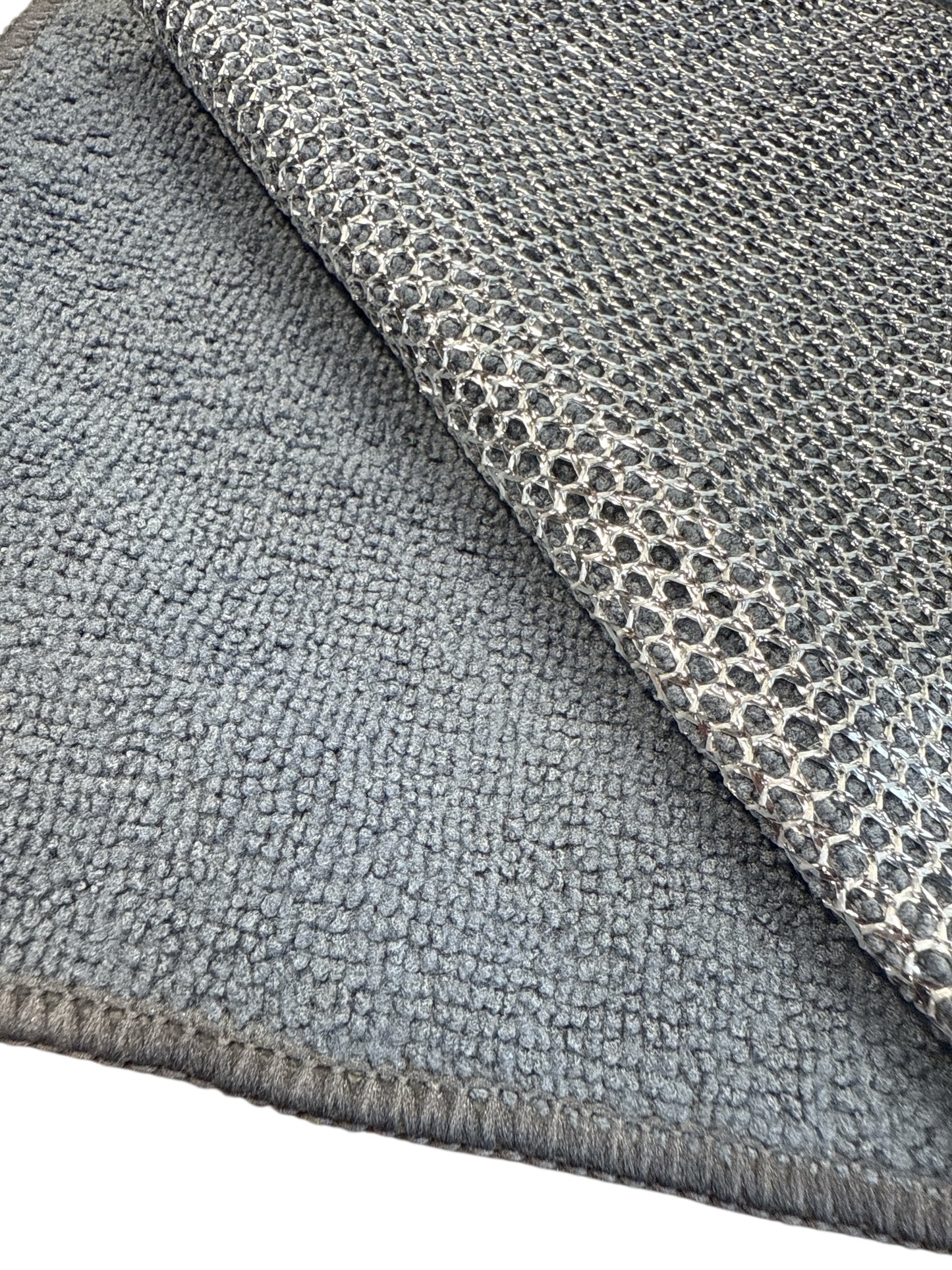 Tel ve Kumaş Yüzeyli Taraflı Mikrofiber Bez Çift Taraflı Etkili Temizlik Bezi 2'li Set SHN-1314