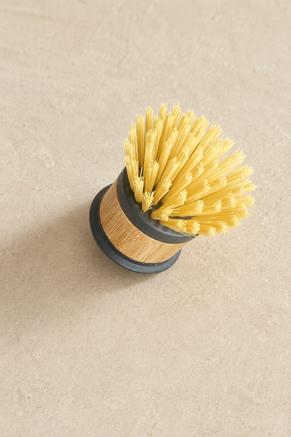 Bambu Saplı Temizlik Fırçası Çok Amaçlı Mutfak Banyo Lavabo Fırçası SHN-3059