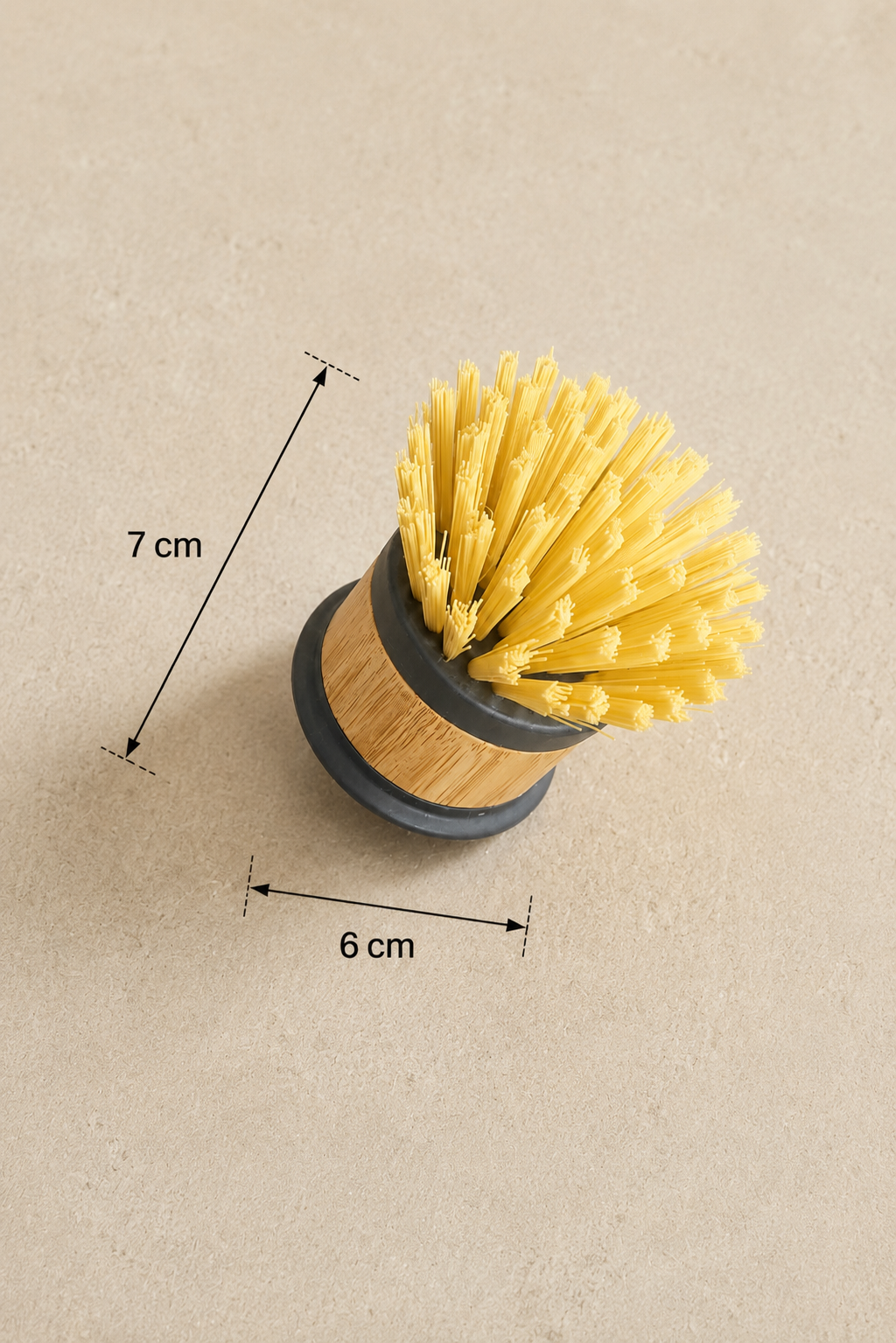 Bambu Saplı Temizlik Fırçası Çok Amaçlı Mutfak Banyo Lavabo Fırçası SHN-3059