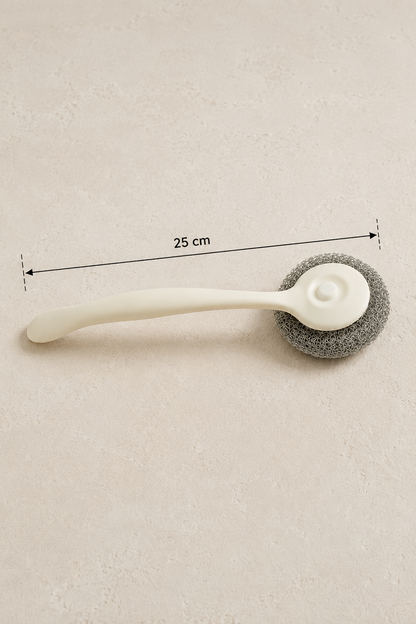 Tel Temizlik Fırçası Saplı Bulaşık Tencere Tava Lavabo Ovma Fırçası SHN-3081