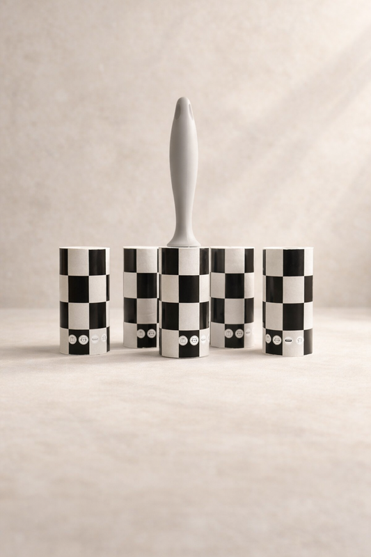 5’li Rulo Tüy Toplayıcı Kıyafet Koltuk Halı Evcil Hayvan Tüy Toz Temizleyici SHN-1108