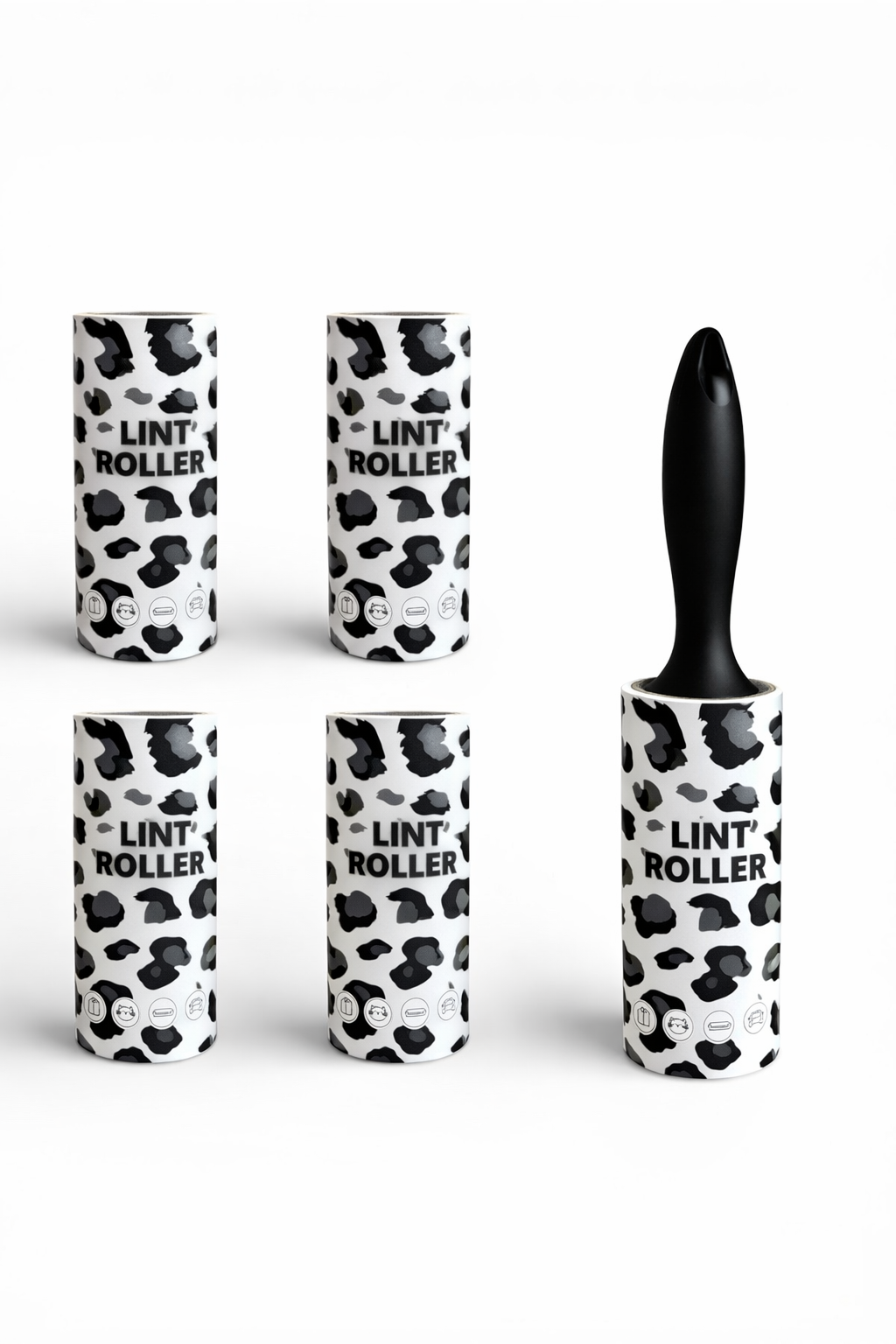 5’li Rulo Tüy Toplayıcı Kıyafet Koltuk Halı Evcil Hayvan Tüy Toz Temizleyici SHN-1108