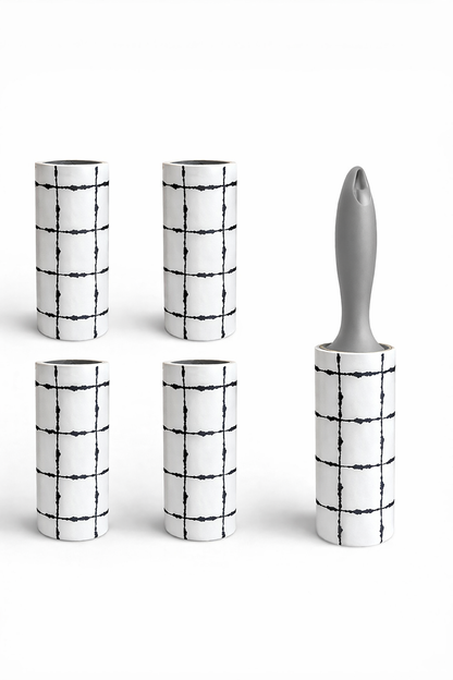 5’li Rulo Tüy Toplayıcı Kıyafet Koltuk Halı Evcil Hayvan Tüy Toz Temizleyici SHN-1108