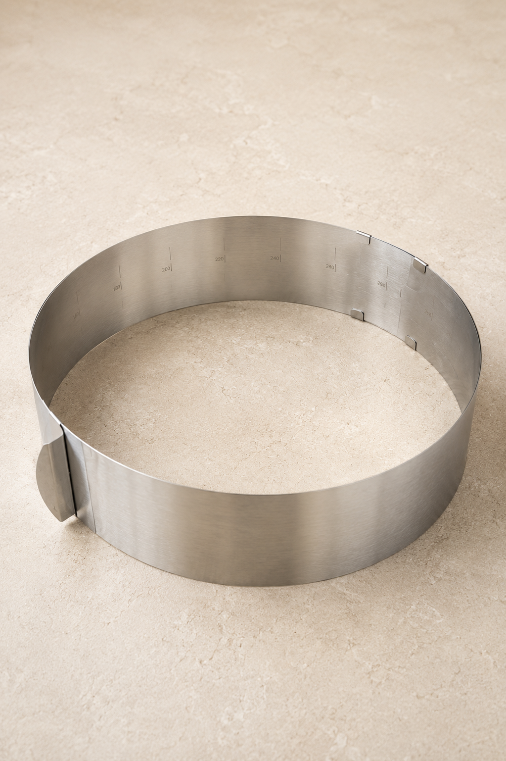 Ayarlanabilir Yuvarlak Kek Pasta Kalıbı Metal Pandispanya Kalıbı KW-3392