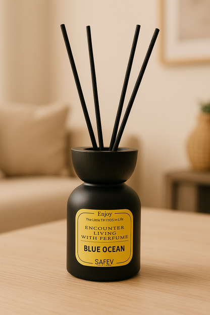 Bambu Çubuklu Lüx Oda Kokusu Blue Ocean Okyanus Oda Parfümü 100ML SHN-1707