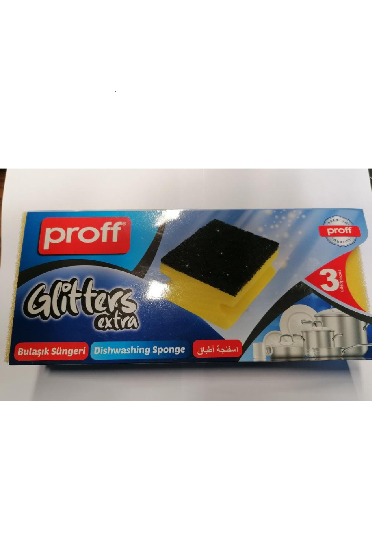Glitters Extra Bulaşık Süngeri 3'lü FMA005116