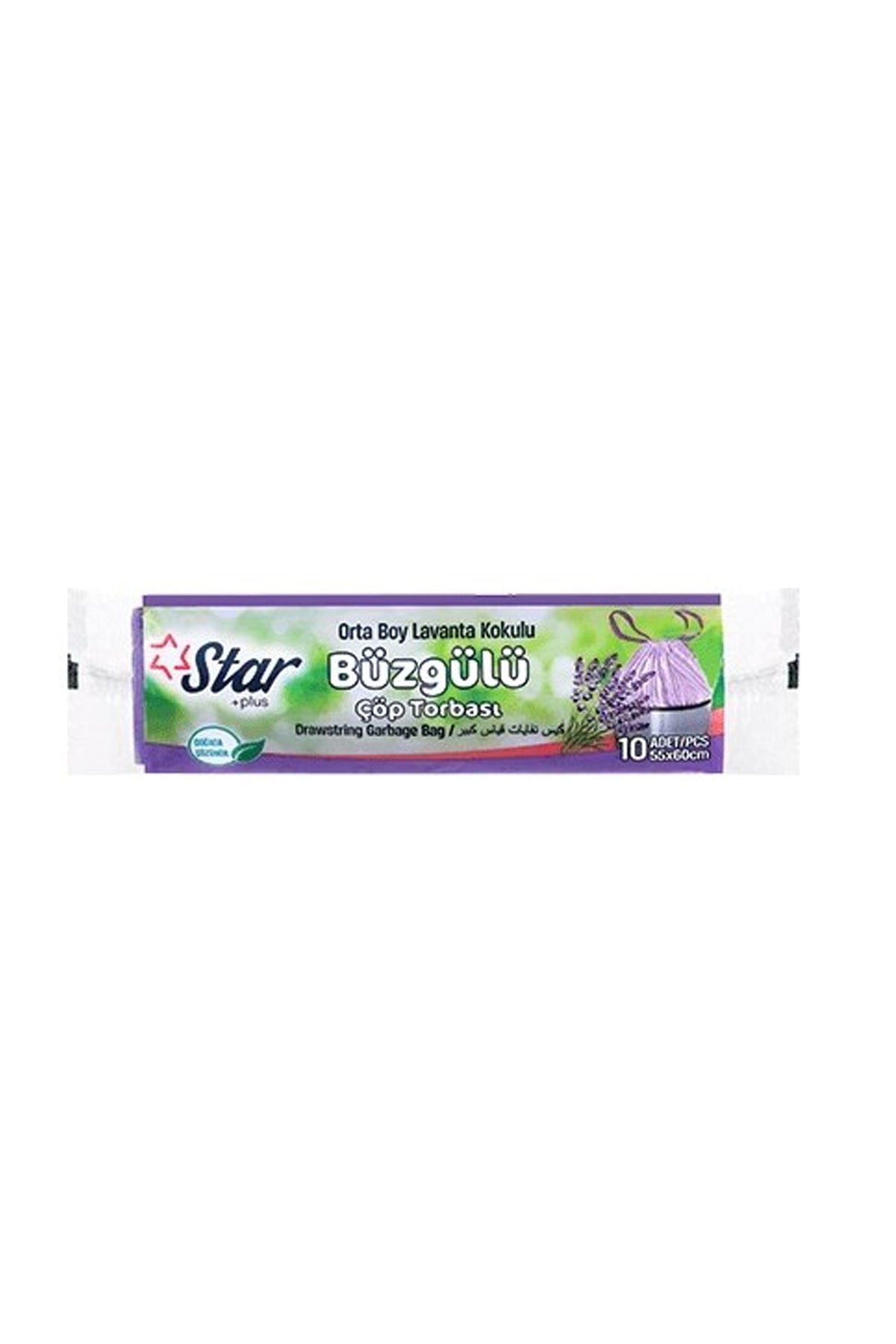 Star Lavanta Kokulu Orta Boy Büzgülü Çöp Torbası 